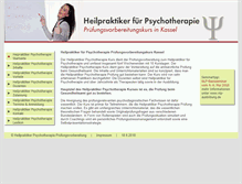 Tablet Screenshot of heilpraktiker-psychotherapie-ausbildung.de